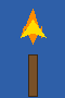 flaming torch